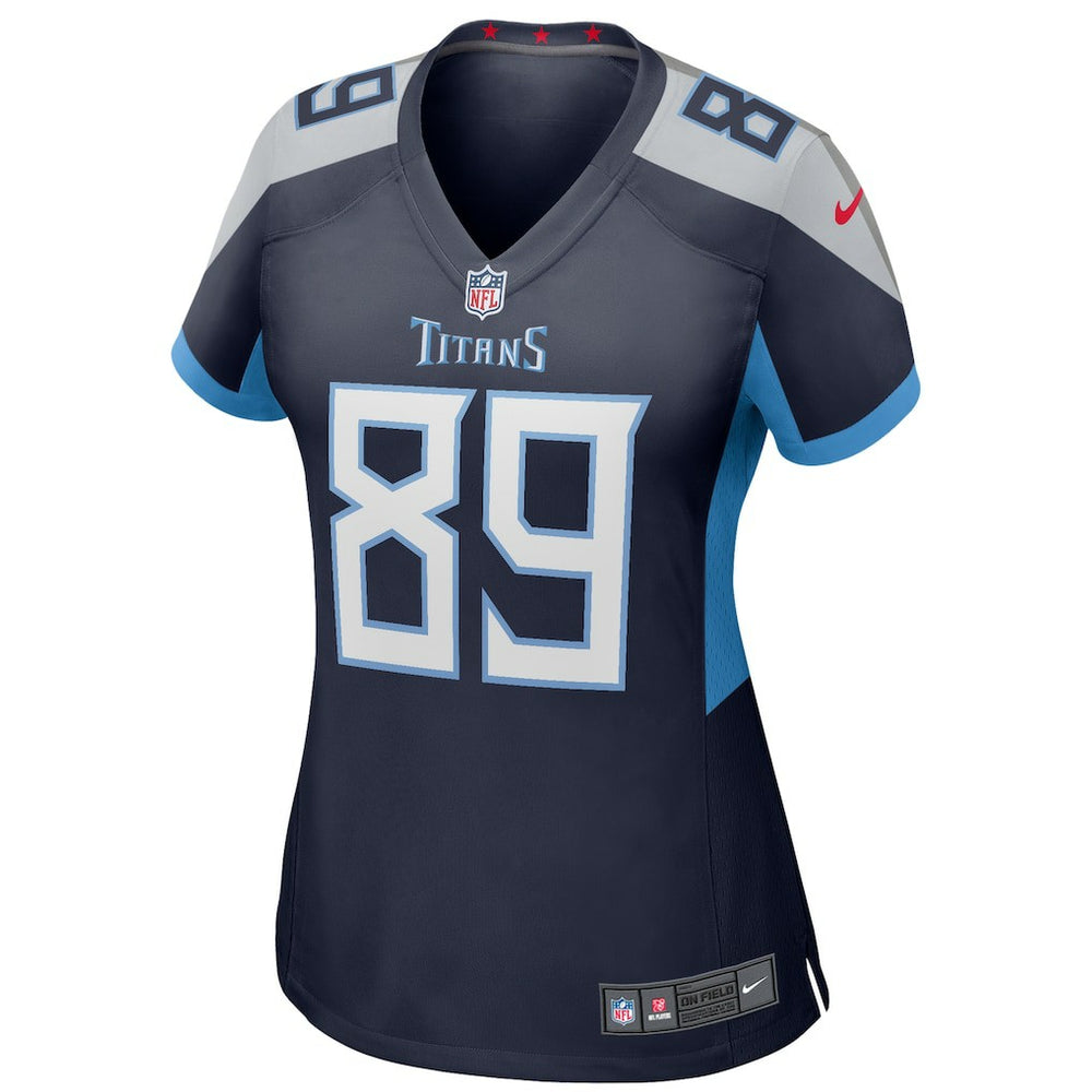 Nike Frank Wycheck Tennessee Titans Women's Game Retired Player Jersey Navy