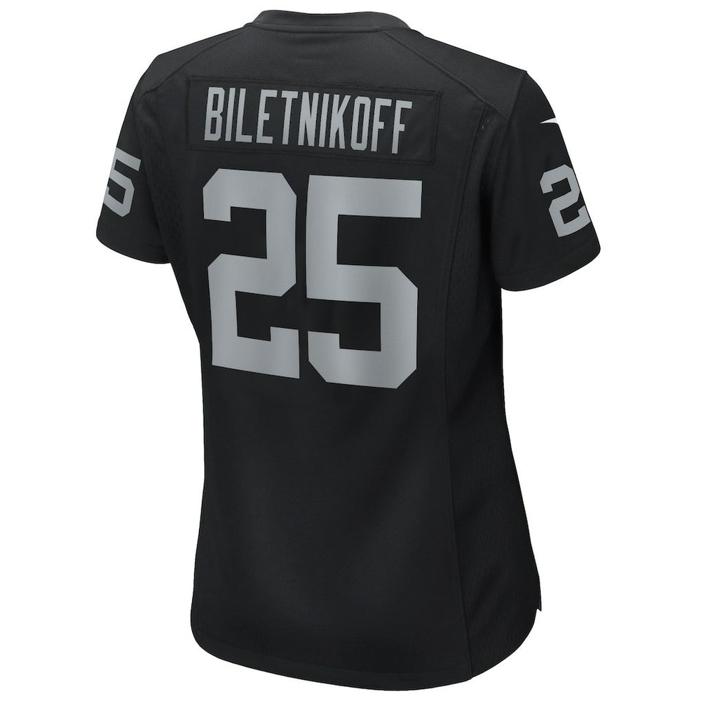 Nike Fred Biletnikoff Las Vegas Raiders Women's Game Retired Player Jersey Black