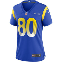 Nike Isaac Bruce Los Angeles Rams Women's Game Retired Player Jersey Royal