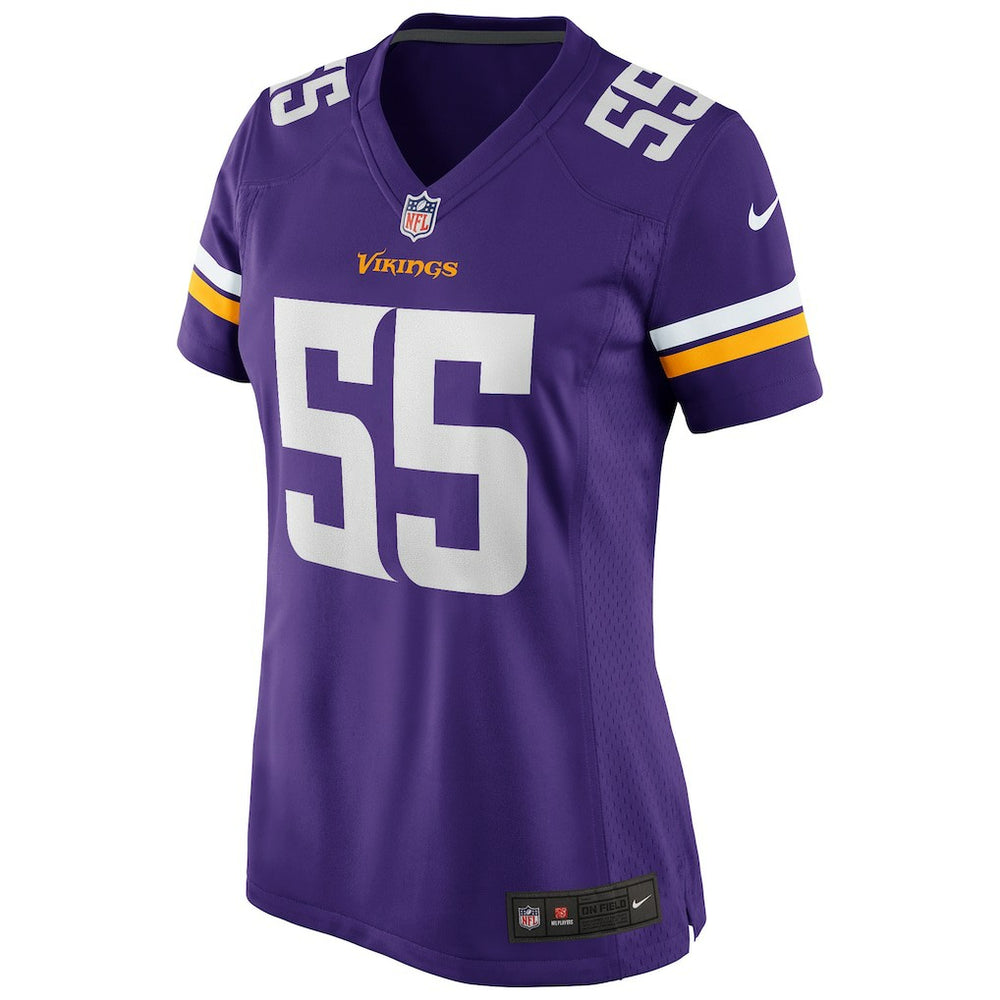 Nike Jack Del Rio Minnesota Vikings Women's Game Retired Player Jersey Purple