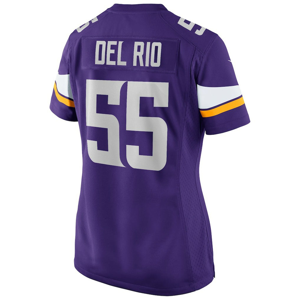 Nike Jack Del Rio Minnesota Vikings Women's Game Retired Player Jersey Purple