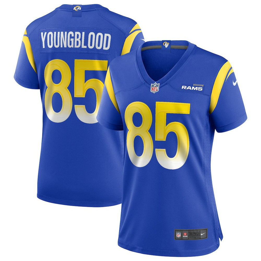 Nike Jack Youngblood Los Angeles Rams Women's Game Retired Player Jersey Royal