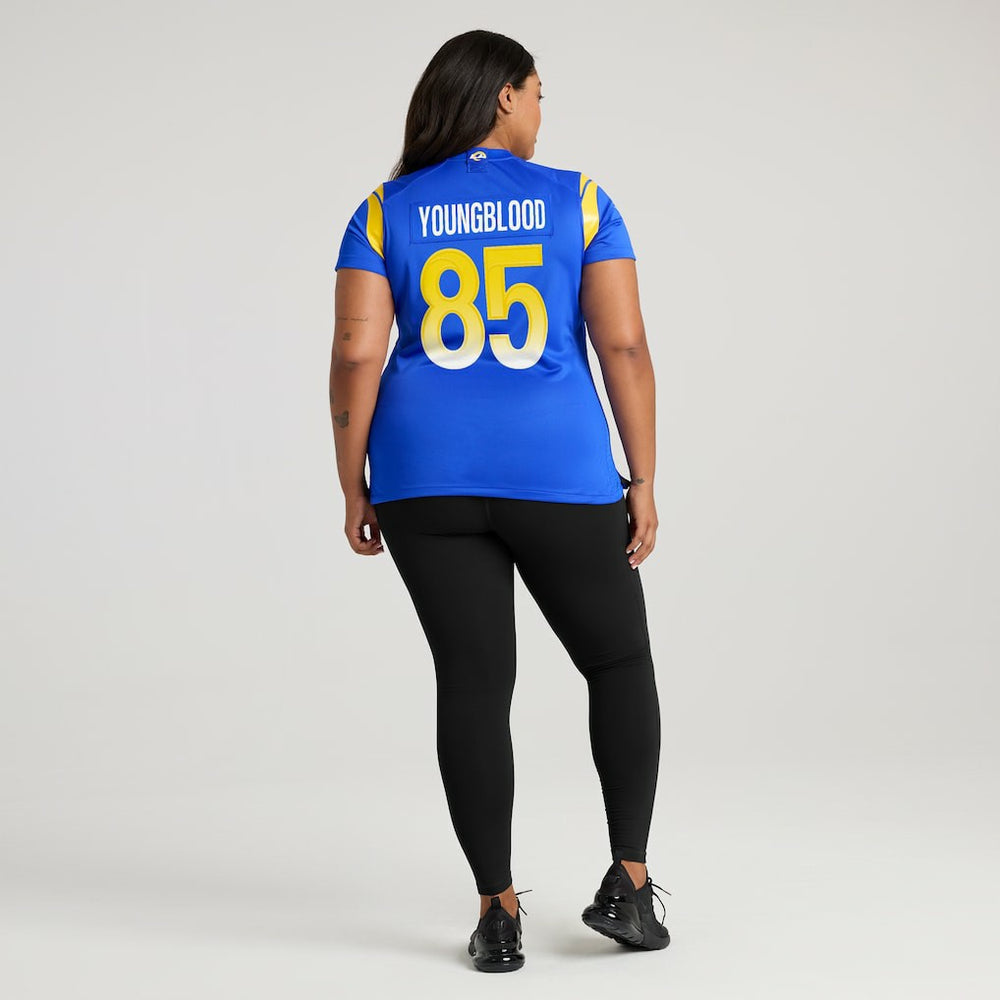 Nike Jack Youngblood Los Angeles Rams Women's Game Retired Player Jersey Royal
