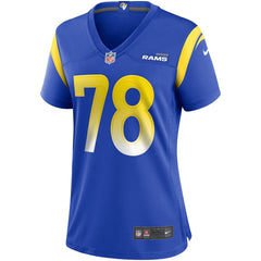 Nike Jackie Slater Los Angeles Rams Women's Game Retired Player Jersey Royal