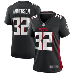 Nike Jamal Anderson Atlanta Falcons Women's Game Retired Player Jersey Black