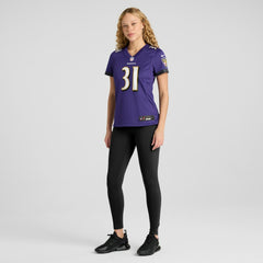 Nike Jamal Lewis Baltimore Ravens Women's Game Retired Player Jersey Purple