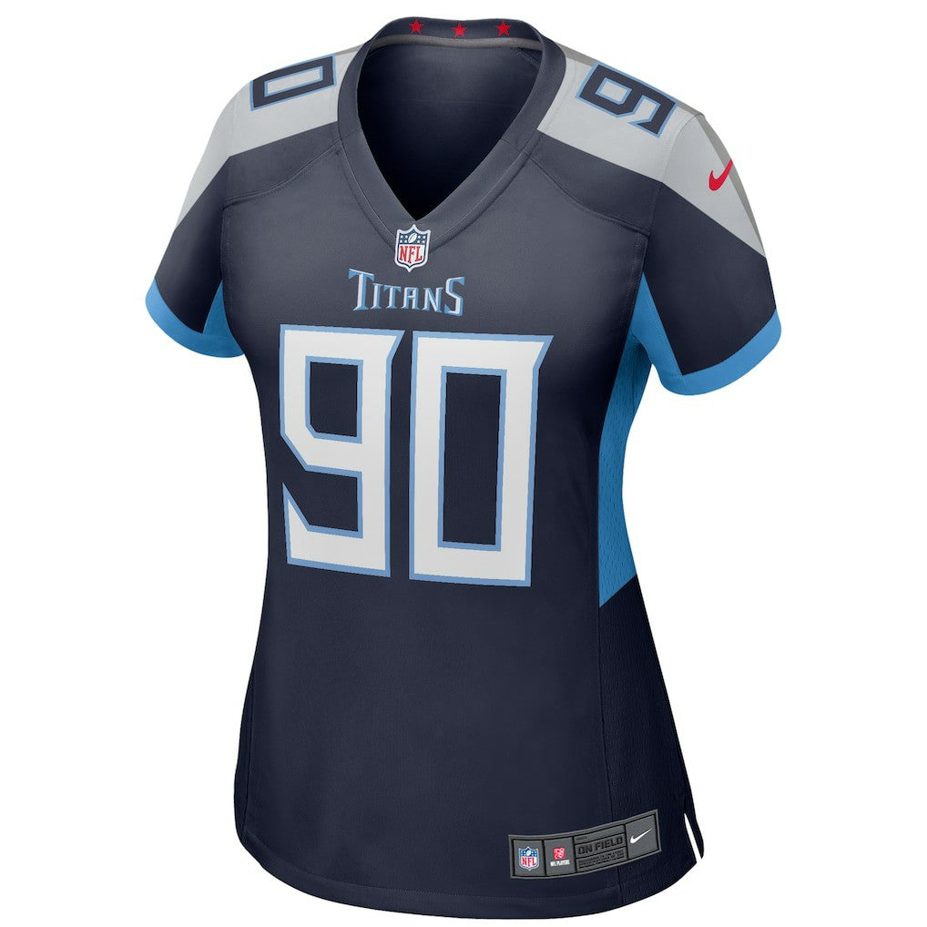 Nike Jevon Kearse Tennessee Titans Women's Game Retired Player Jersey Navy