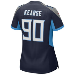 Nike Jevon Kearse Tennessee Titans Women's Game Retired Player Jersey Navy