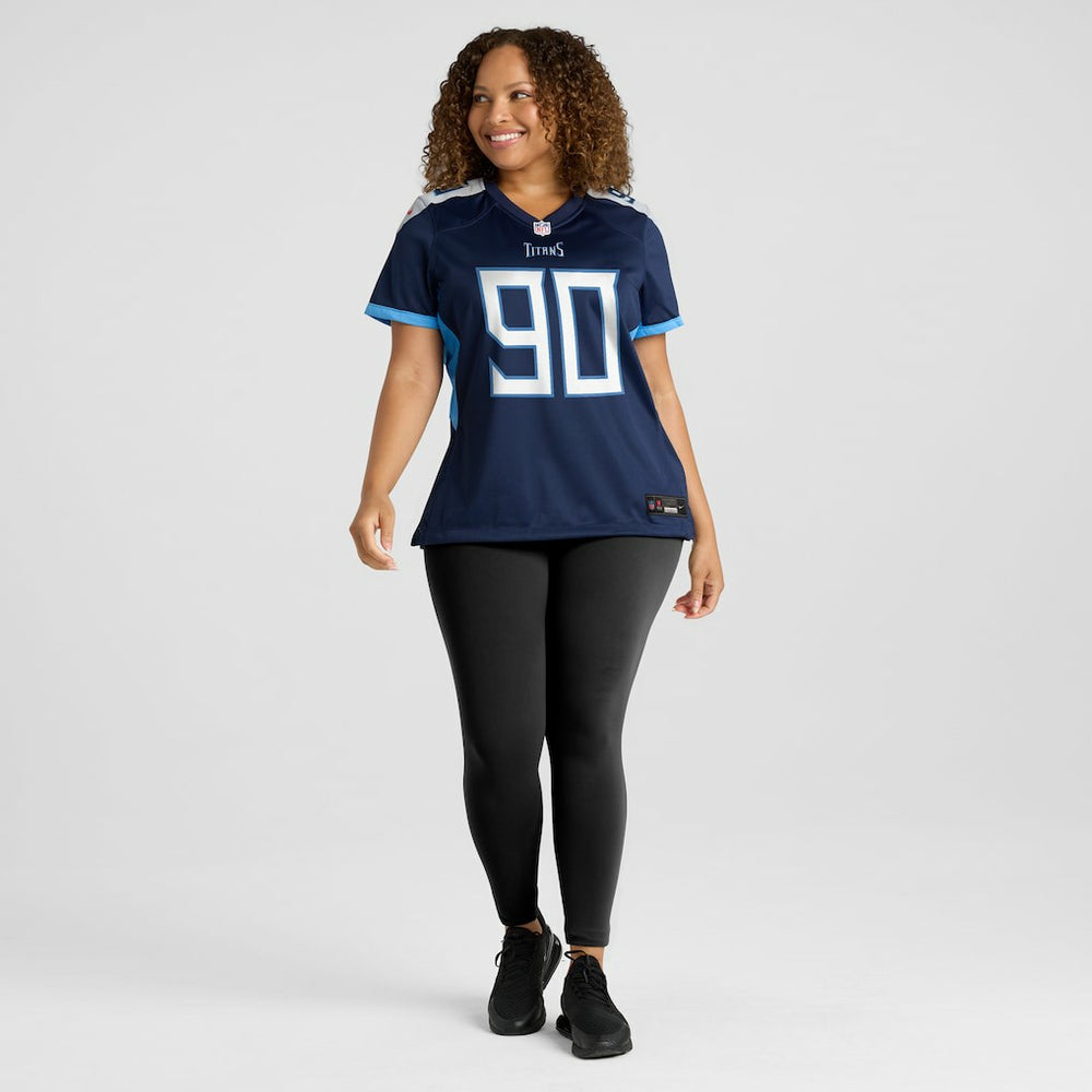 Nike Jevon Kearse Tennessee Titans Women's Game Retired Player Jersey Navy