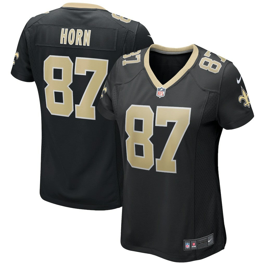 Nike Joe Horn New Orleans Saints Women's Game Retired Player Jersey Black