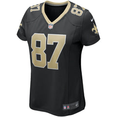 Nike Joe Horn New Orleans Saints Women's Game Retired Player Jersey Black