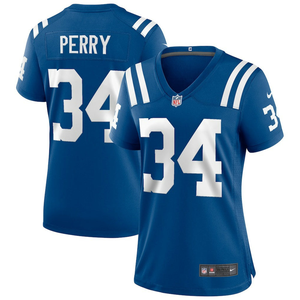 Nike Joe Perry Indianapolis Colts Women's Game Retired Player Jersey Royal
