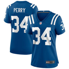 Nike Joe Perry Indianapolis Colts Women's Game Retired Player Jersey Royal