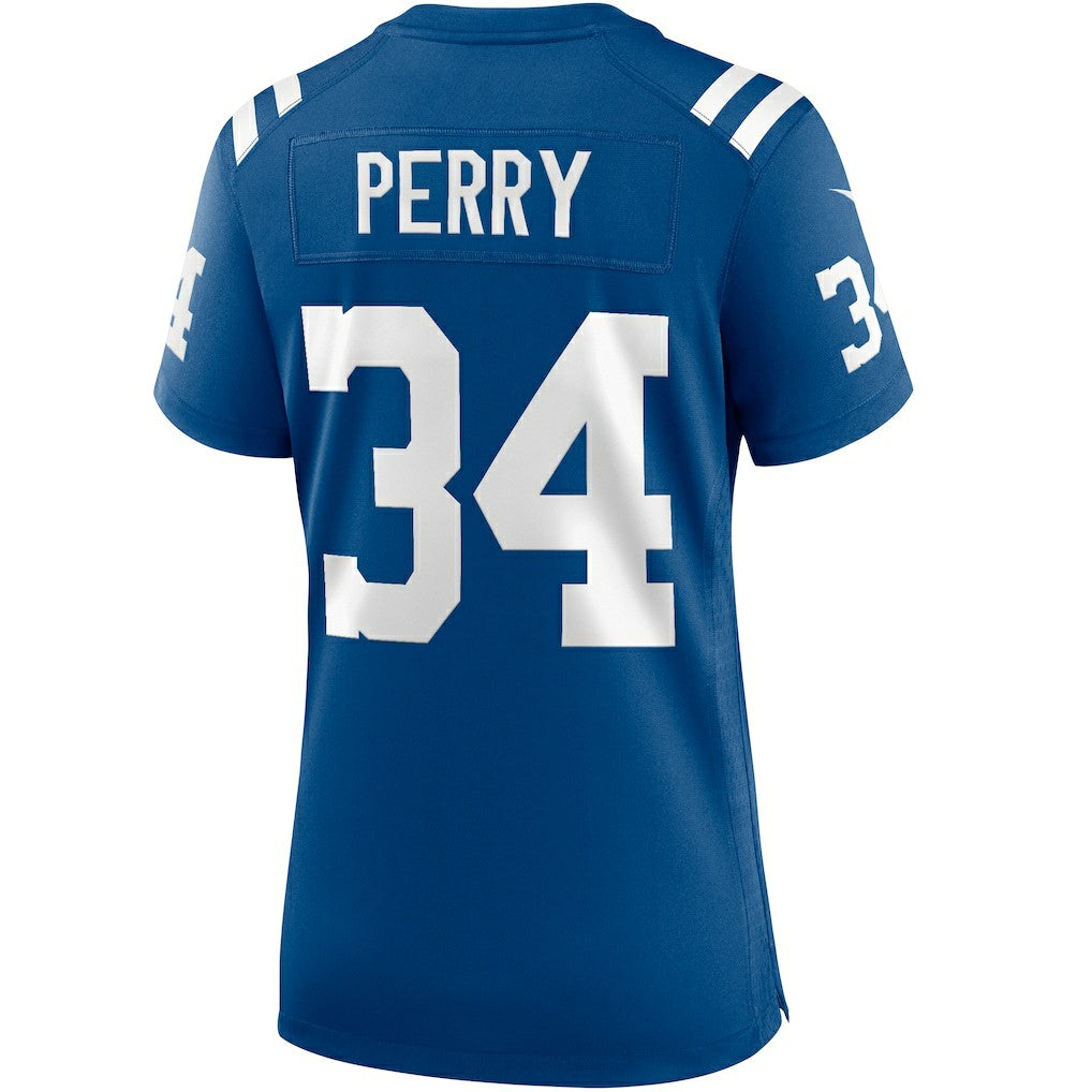 Nike Joe Perry Indianapolis Colts Women's Game Retired Player Jersey Royal