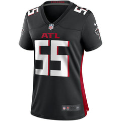 Nike John Abraham Atlanta Falcons Women's Game Retired Player Jersey Black