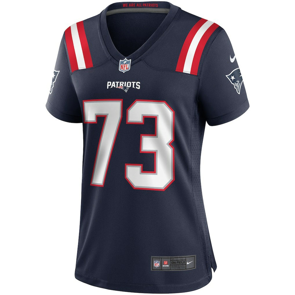 Nike John Hannah New England Patriots Women's Game Retired Player Jersey Navy