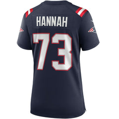 Nike John Hannah New England Patriots Women's Game Retired Player Jersey Navy