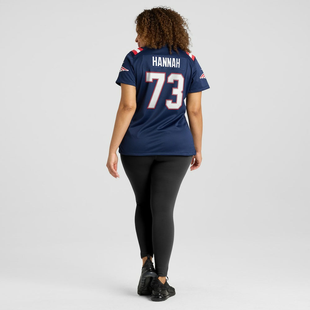 Nike John Hannah New England Patriots Women's Game Retired Player Jersey Navy