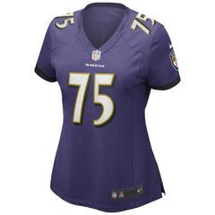 Nike Jonathan Ogden Baltimore Ravens Women's Game Retired Player Jersey Purple