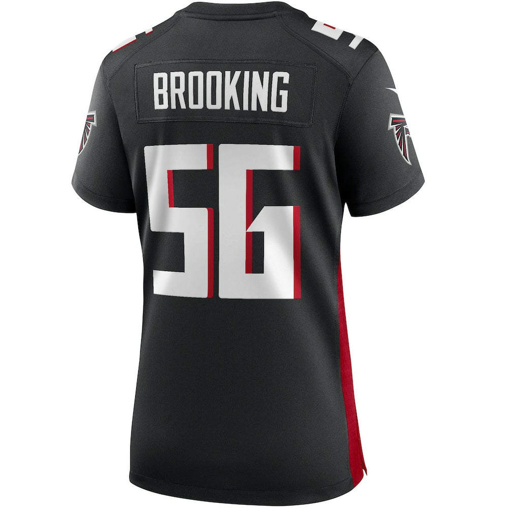 Nike Keith Brooking Atlanta Falcons Women's Game Retired Player Jersey Black