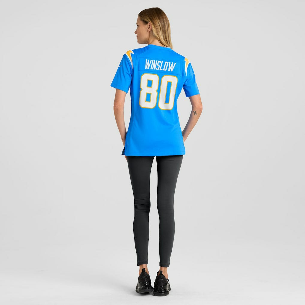 Nike Kellen Winslow Los Angeles Chargers Women's Game Retired Player Jersey Powder Blue