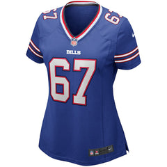 Nike Kent Hull Buffalo Bills Women's Game Retired Player Jersey Royal