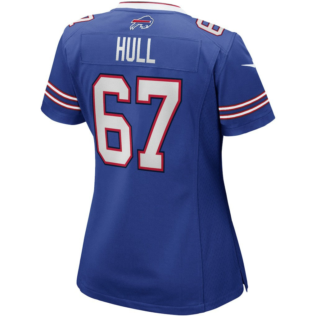 Nike Kent Hull Buffalo Bills Women's Game Retired Player Jersey Royal