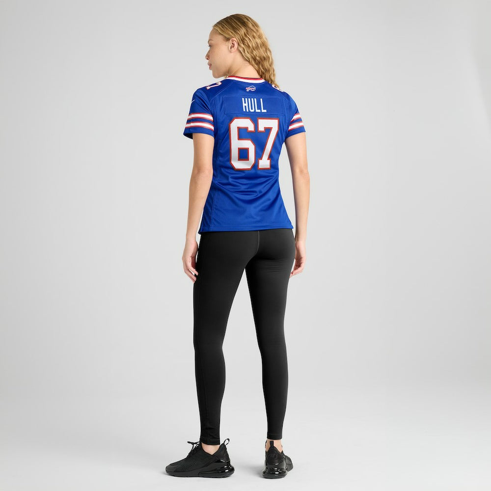 Nike Kent Hull Buffalo Bills Women's Game Retired Player Jersey Royal