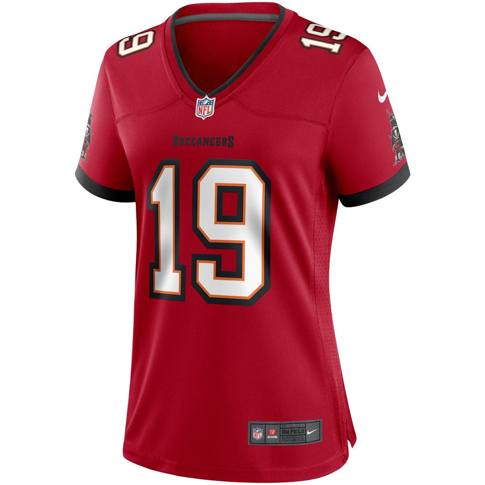 Nike Keyshawn Johnson Tampa Bay Buccaneers Women's Game Retired Player Jersey Red