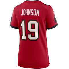 Nike Keyshawn Johnson Tampa Bay Buccaneers Women's Game Retired Player Jersey Red
