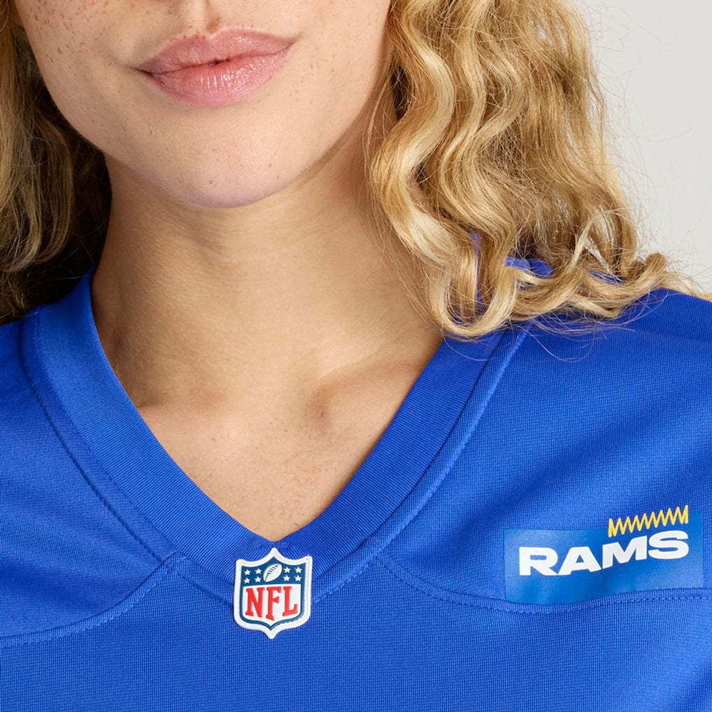 Nike Kurt Warner Los Angeles Rams Women's Game Retired Player Jersey Royal