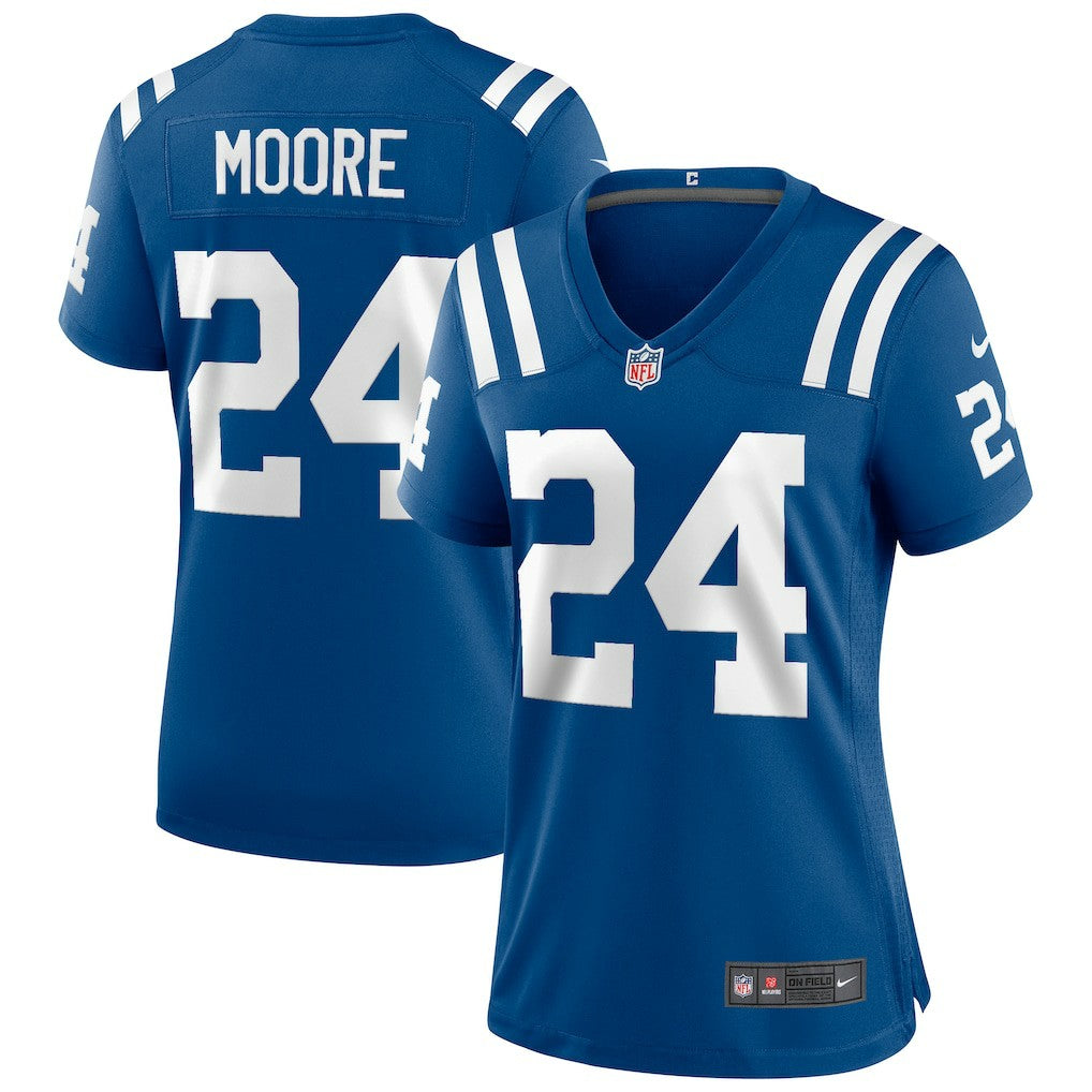 Nike Lenny Moore Indianapolis Colts Women's Game Retired Player Jersey Royal