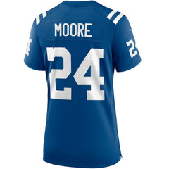 Nike Lenny Moore Indianapolis Colts Women's Game Retired Player Jersey Royal