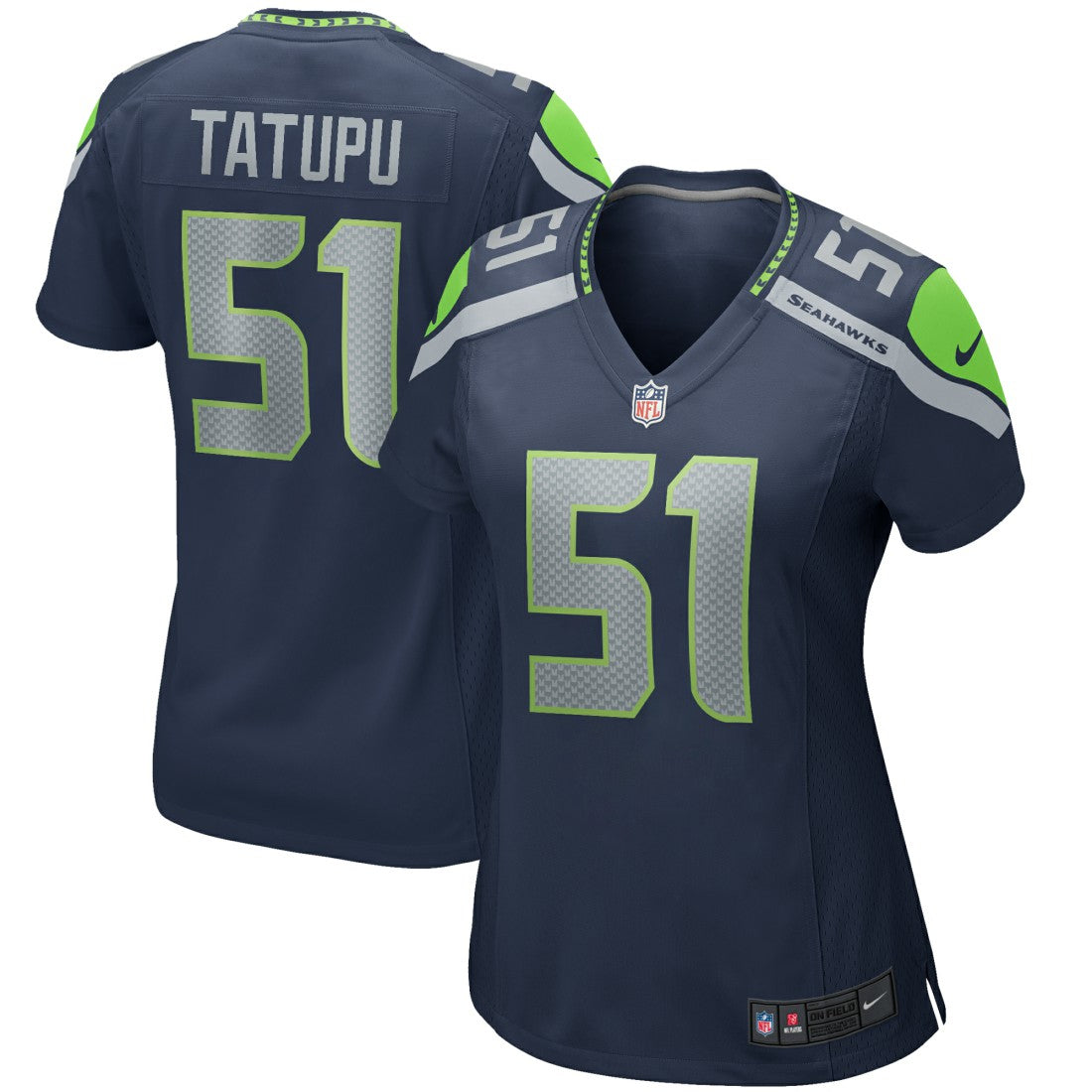 Nike Lofa Tatupu Seattle Seahawks Women's Game Retired Player Jersey College Navy