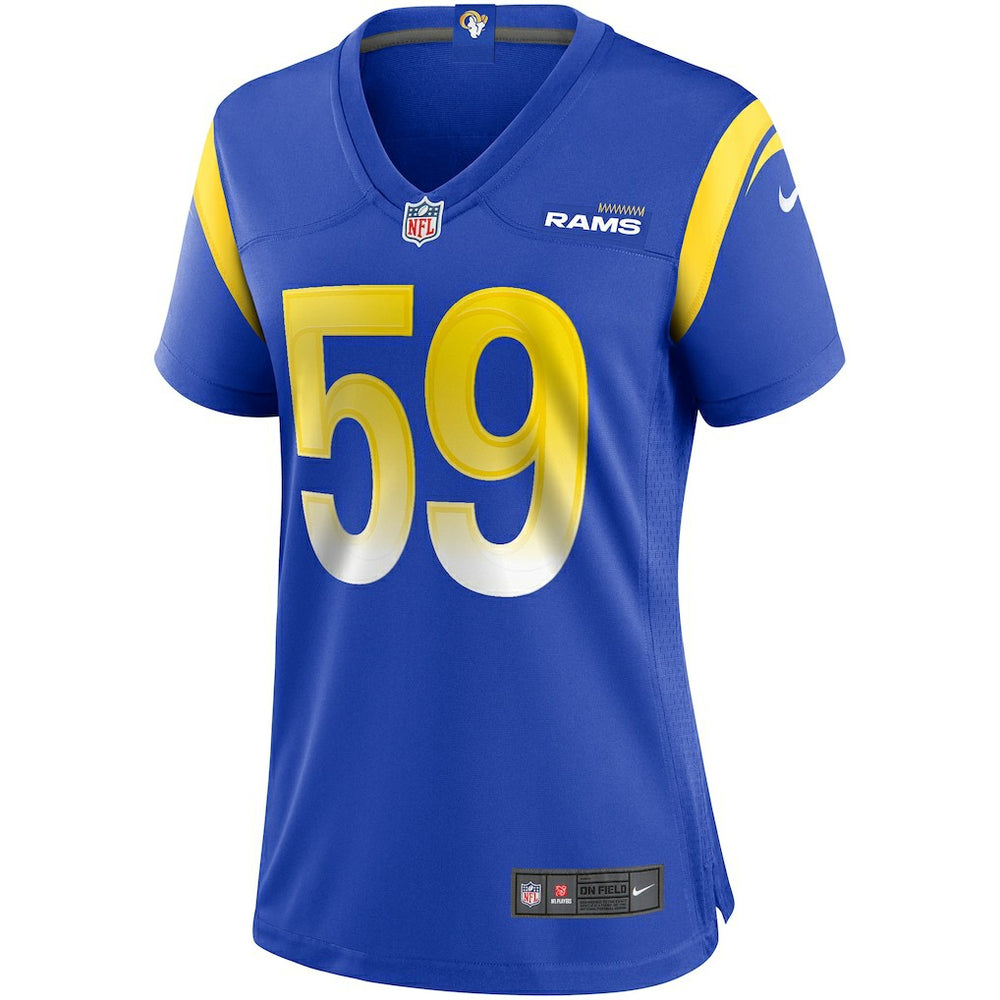 Nike London Fletcher Los Angeles Rams Women's Game Retired Player Jersey Royal