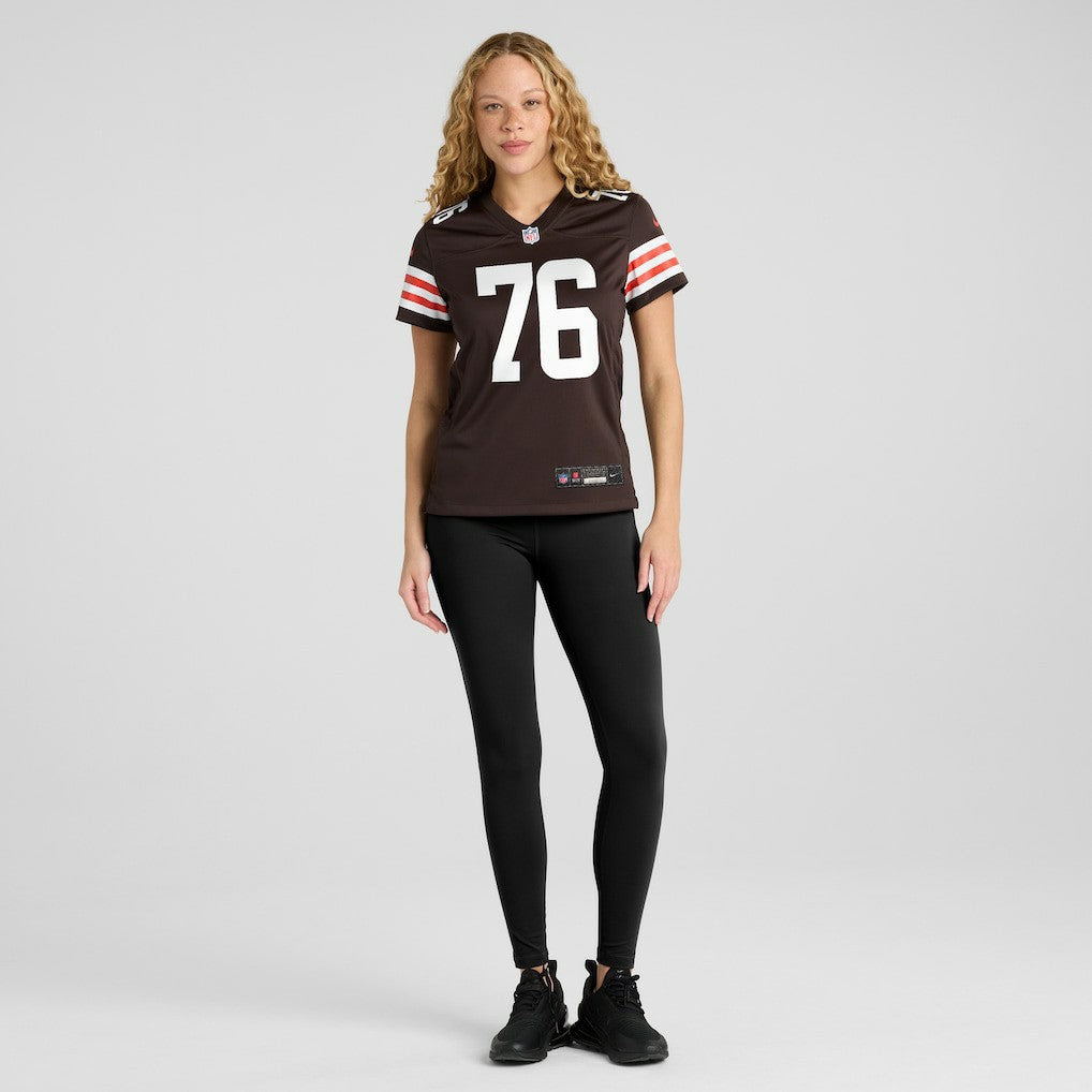 Nike Lou Groza Cleveland Browns Women's Game Retired Player Jersey Brown