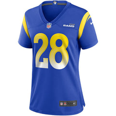 Nike Marshall Faulk Los Angeles Rams Women's Game Retired Player Jersey Royal