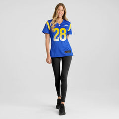 Nike Marshall Faulk Los Angeles Rams Women's Game Retired Player Jersey Royal