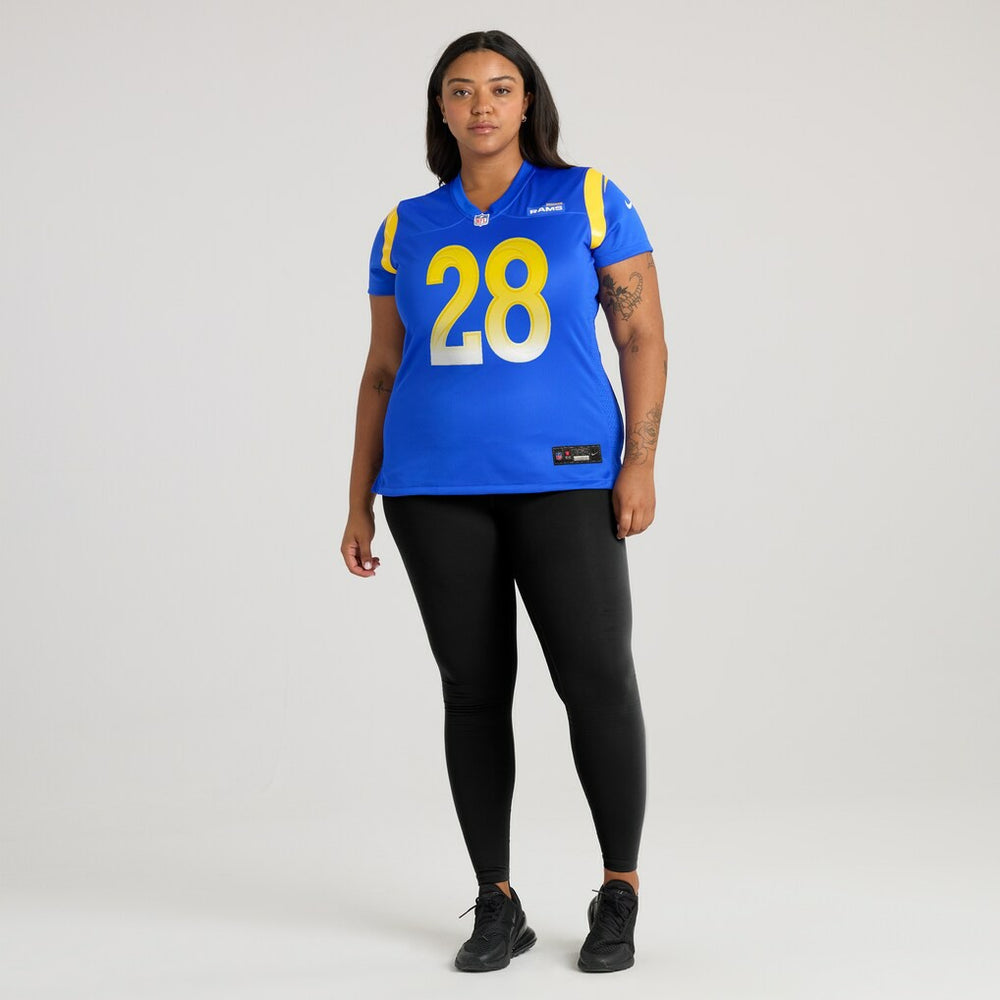 Nike Marshall Faulk Los Angeles Rams Women's Game Retired Player Jersey Royal