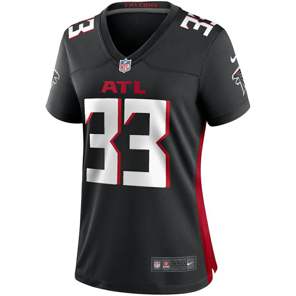 Nike Michael Turner Atlanta Falcons Women's Game Retired Player Jersey Black