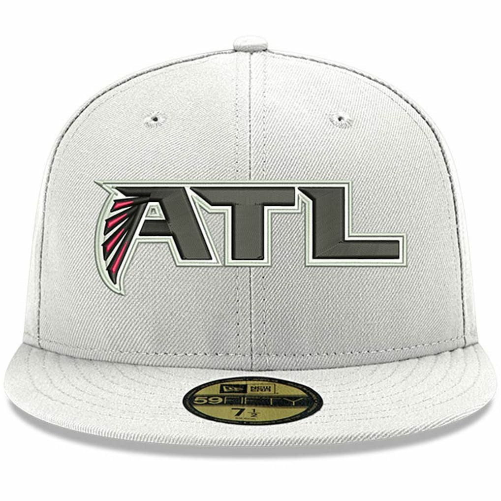 Atlanta Falcons New Era Omaha ATL 59FIFTY Fitted Hat White