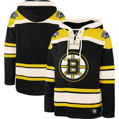 Boston Bruins '47 Superior Lacer Hoodie - Black - NHL 3996200