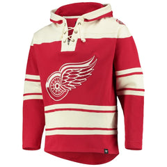 Detroit Red Wings '47 Superior Lacer Hoodie - Red - NHL 3996202