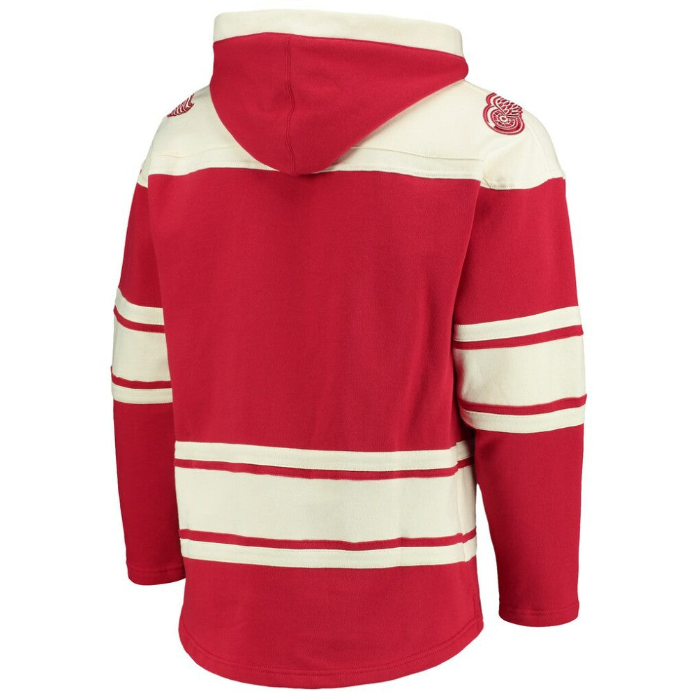 Detroit Red Wings '47 Superior Lacer Hoodie - Red - NHL 3996202