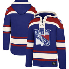 New York Rangers '47 Superior Lacer Hoodie - Blue - NHL 3996205