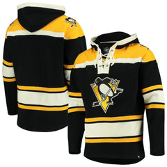 Pittsburgh Penguins '47 Superior Lacer Hoodie - Black - NHL 3996207