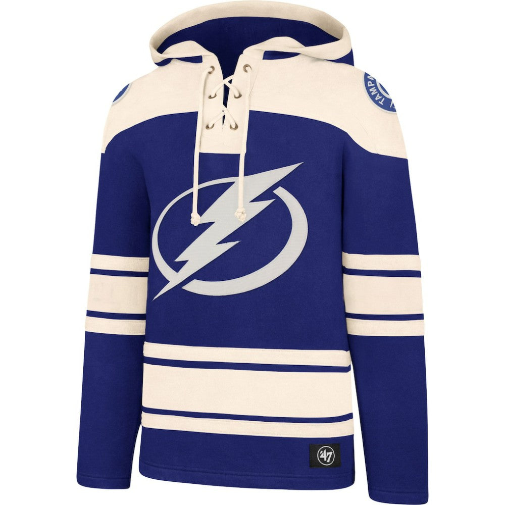 Tampa Bay Lightning '47 Superior Lacer Hoodie - Blue - NHL 3996211