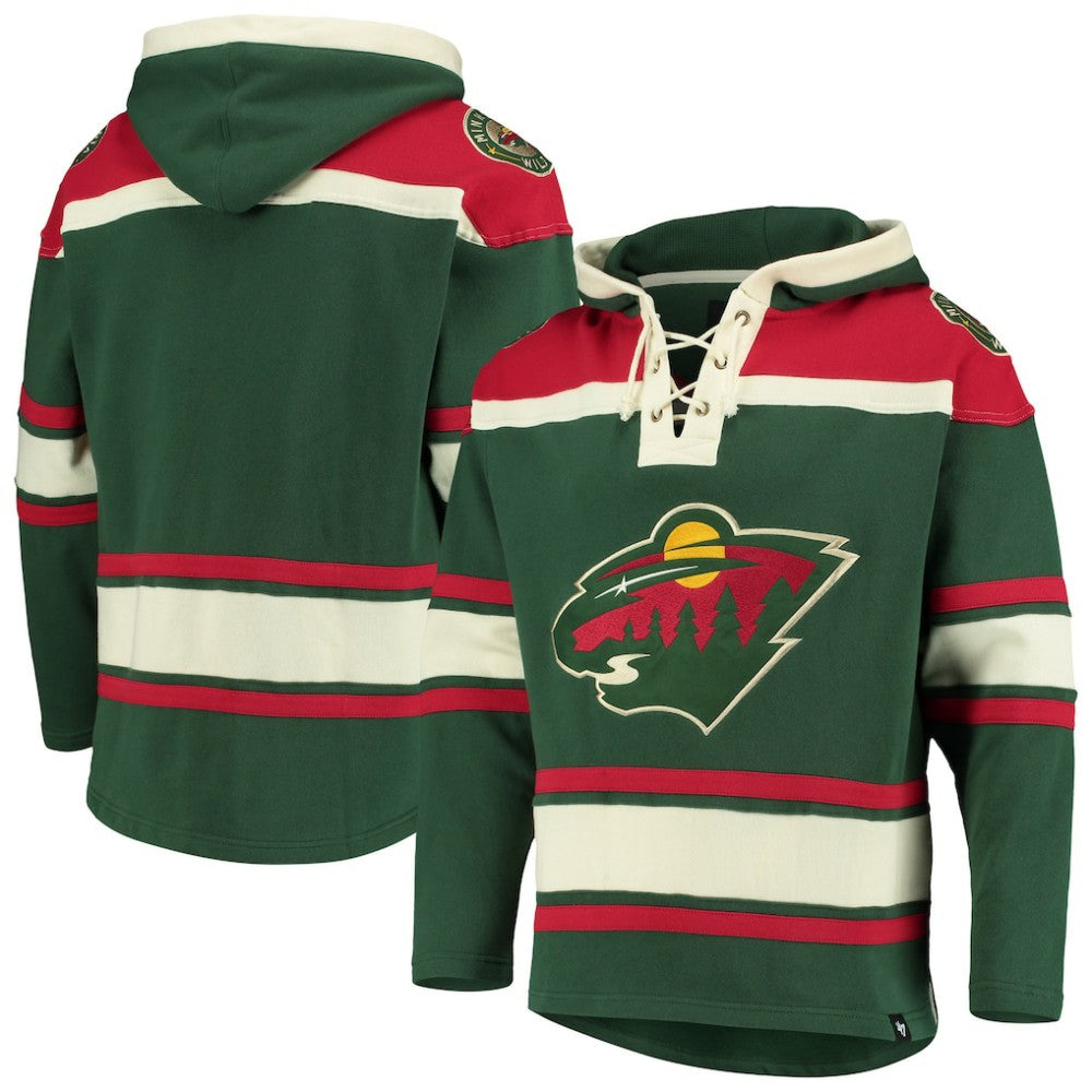 Minnesota Wild '47 Superior Lacer Hoodie - Green - NHL 3996214