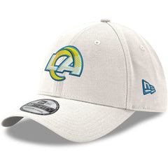 Los Angeles Rams New Era LA Logo Iced II 39THIRTY Flex Hat White