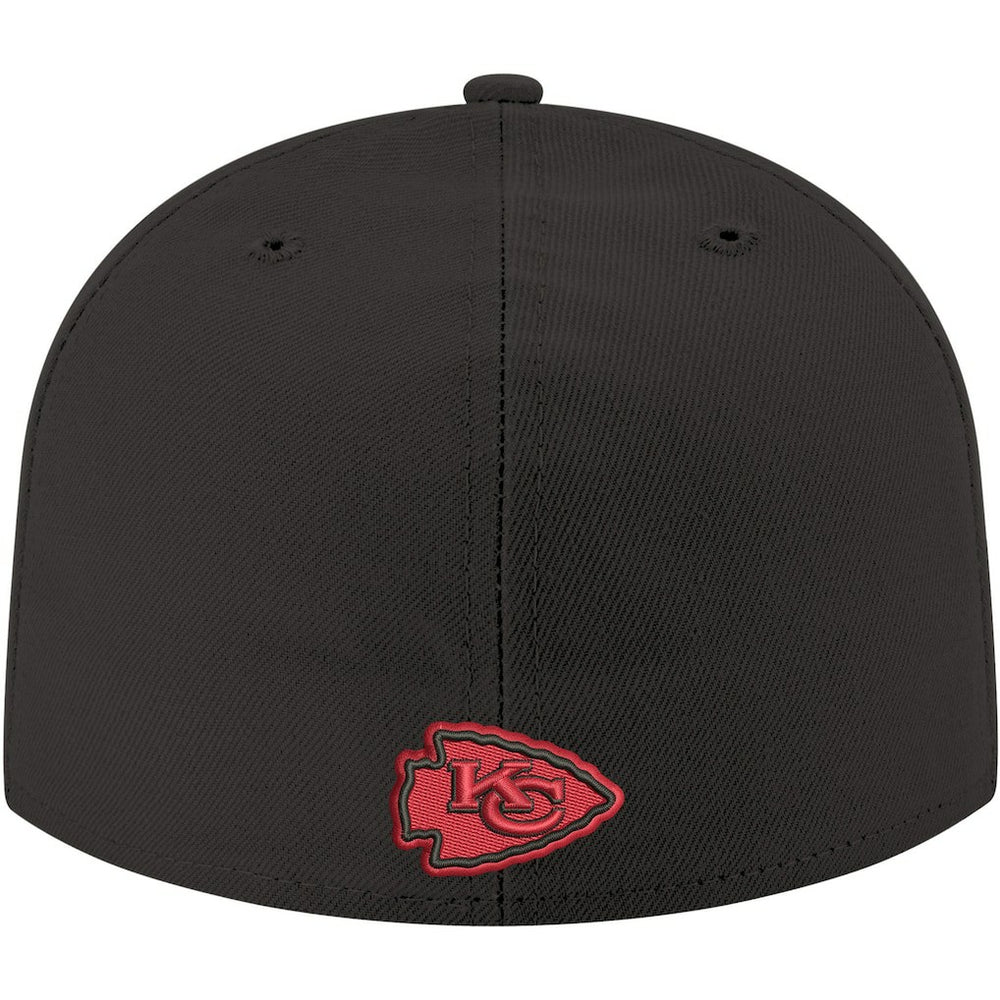 Kansas City Chiefs New Era Omaha 59FIFTY Fitted Hat Black